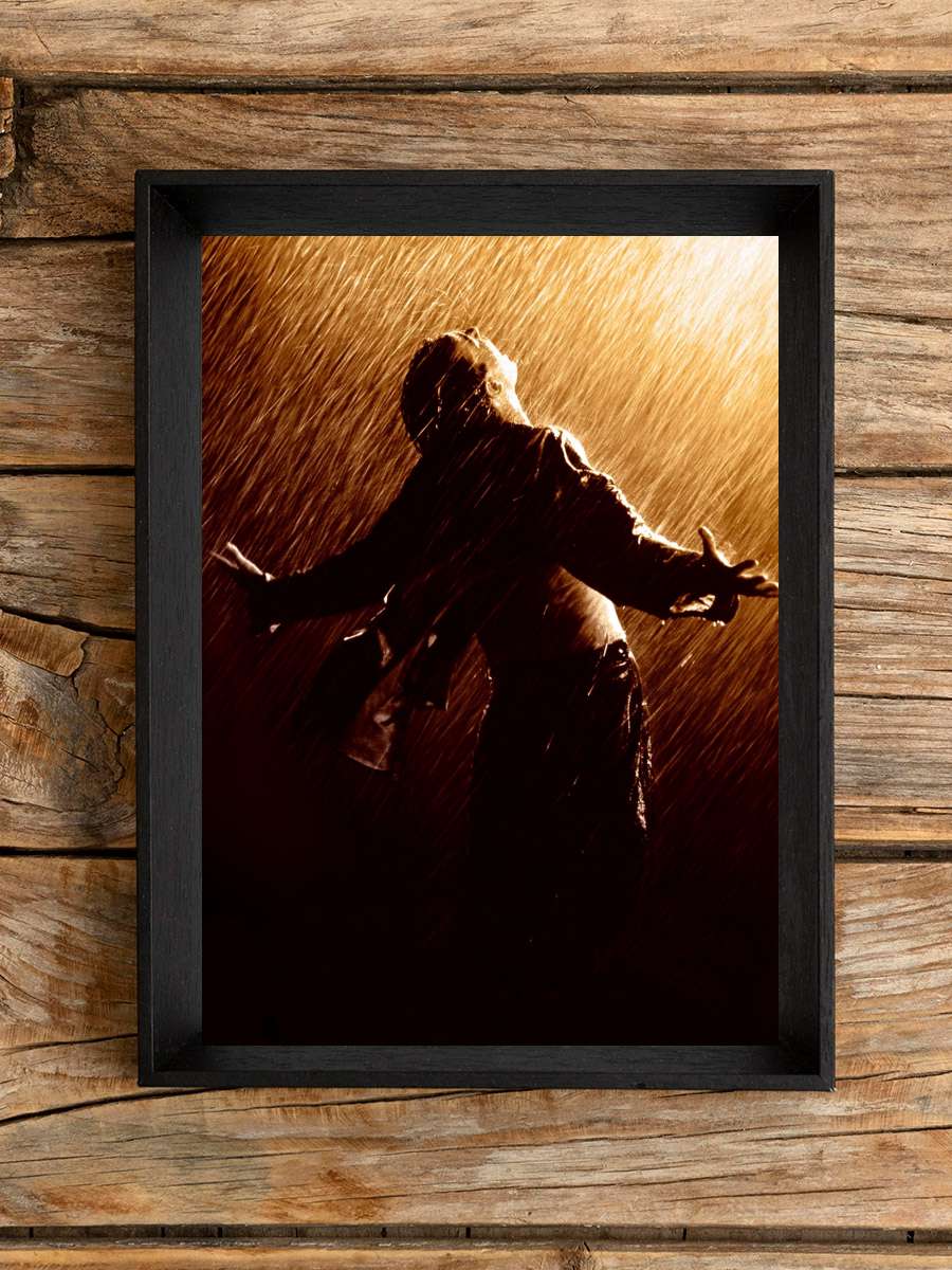 Esaretin Bedeli - The Shawshank Redemption Film Tablo Siyah Çerçeveli Film Poster Afiş Tablo