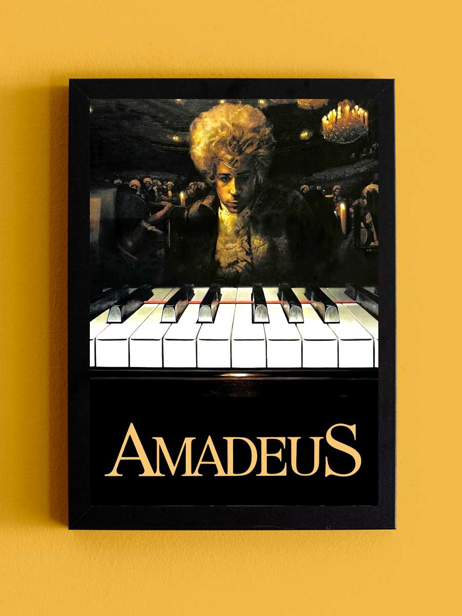 Amadeus Film Tablo Siyah Çerçeveli Film Poster Afiş Tablo