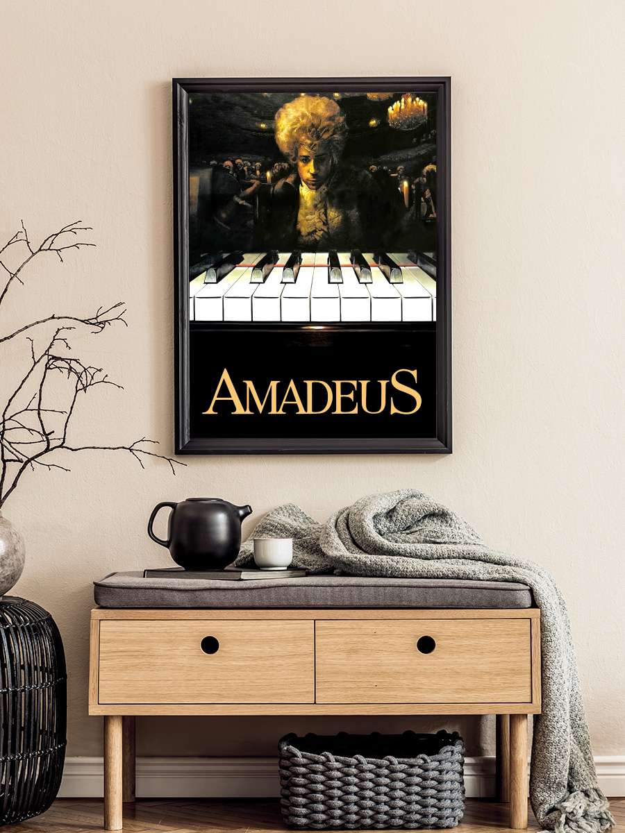 Amadeus Film Tablo Siyah Çerçeveli Film Poster Afiş Tablo