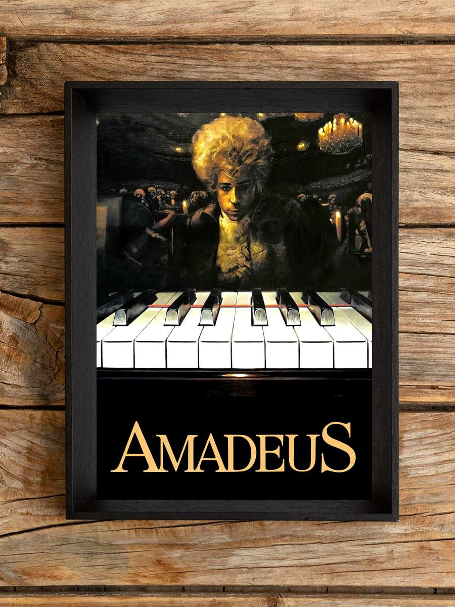 Amadeus Film Tablo Siyah Çerçeveli Film Poster Afiş Tablo