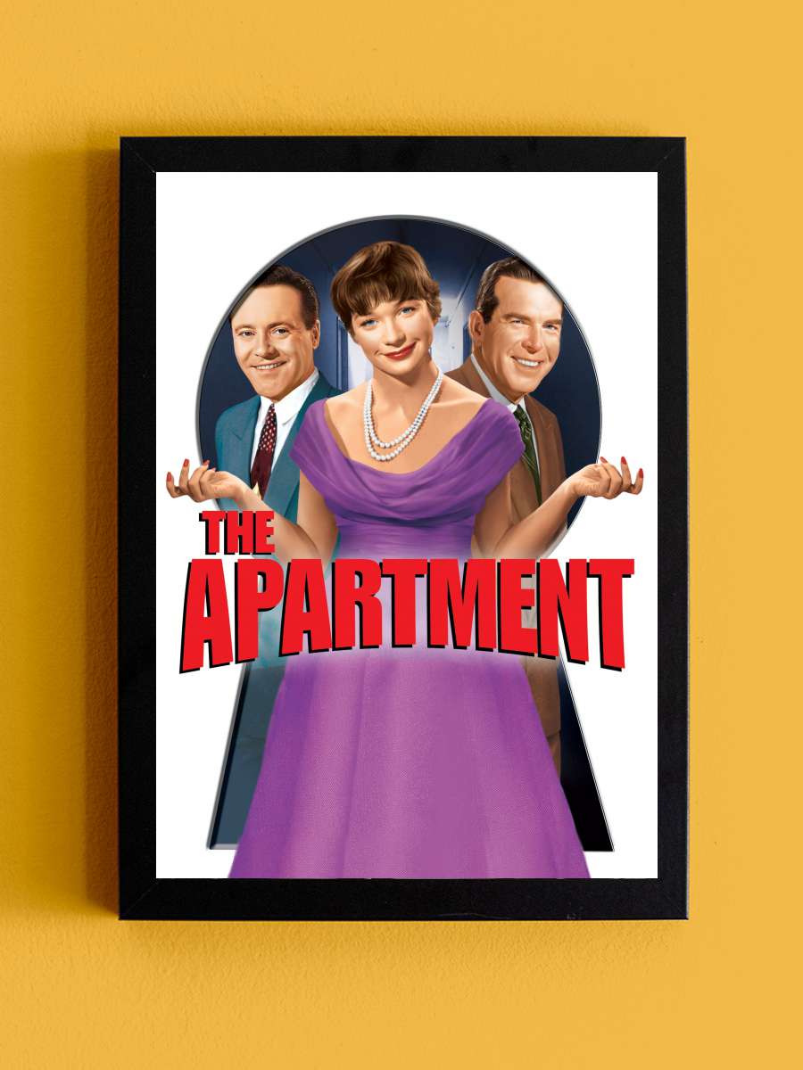 Garsoniyer - The Apartment Film Tablo Siyah Çerçeveli Film Poster Afiş Tablo