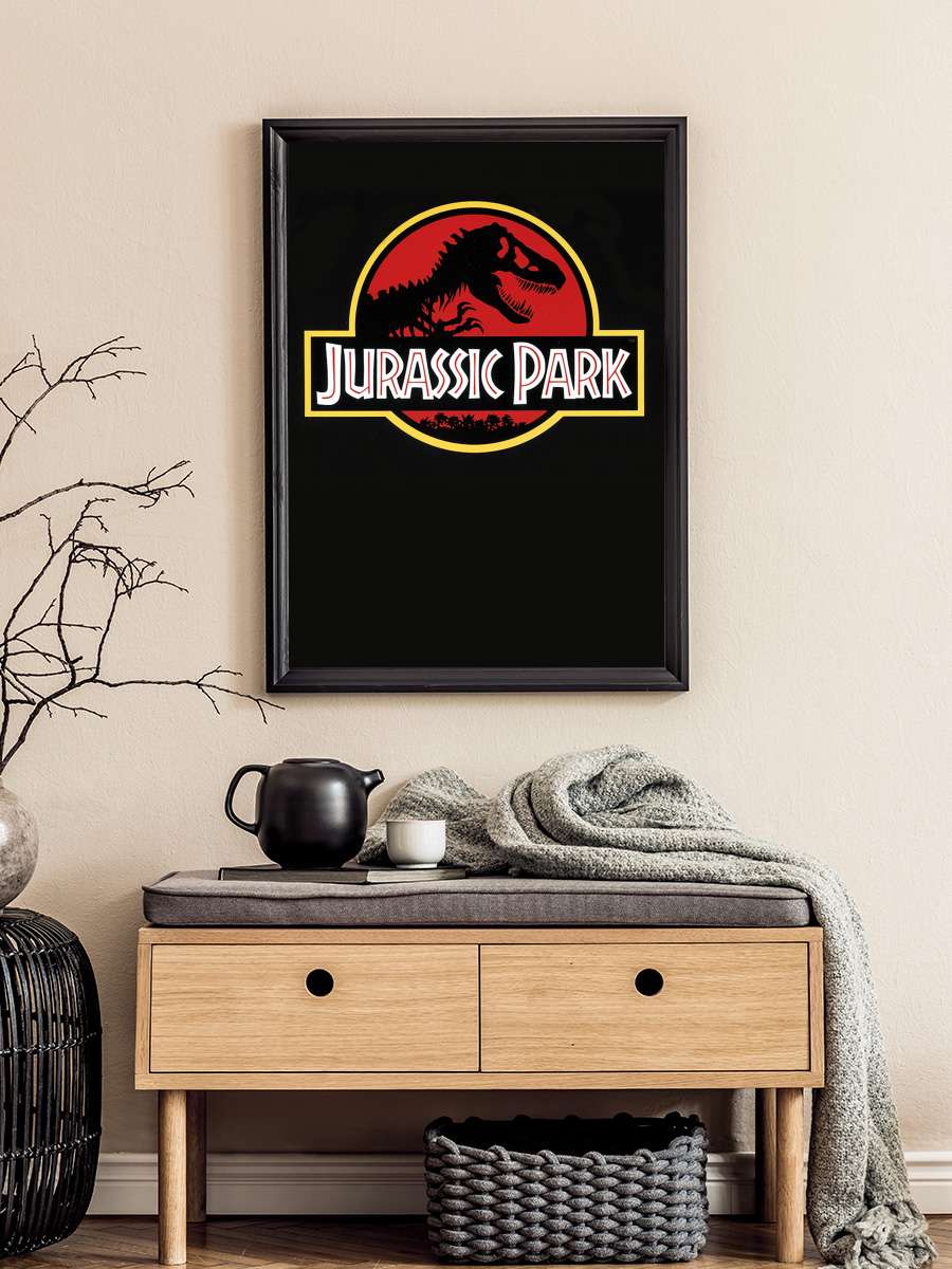 Jurassic Park Film Tablo Siyah Çerçeveli Film Poster Afiş Tablo