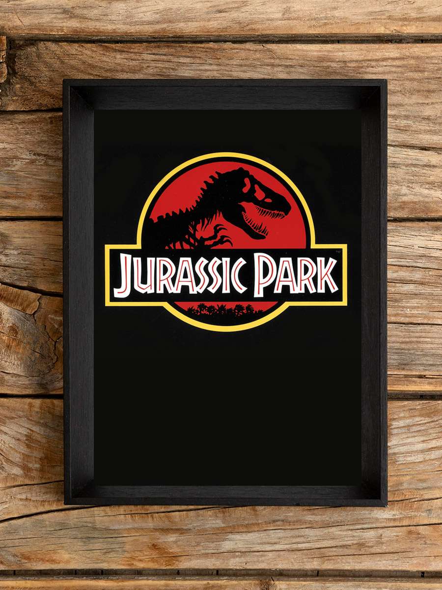 Jurassic Park Film Tablo Siyah Çerçeveli Film Poster Afiş Tablo