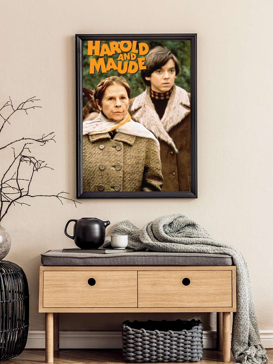 Harold ve Maude - Harold and Maude Film Tablo Siyah Çerçeveli Film Poster Afiş Tablo