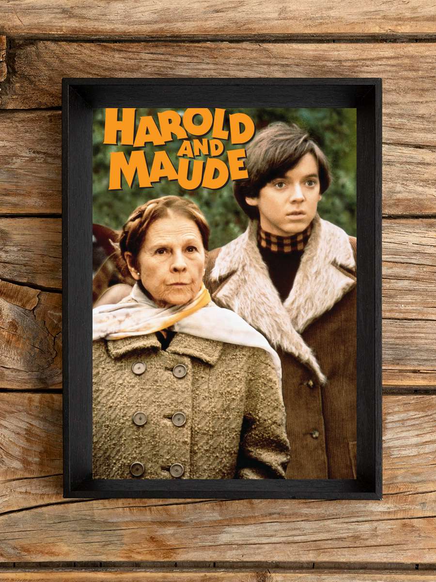 Harold ve Maude - Harold and Maude Film Tablo Siyah Çerçeveli Film Poster Afiş Tablo