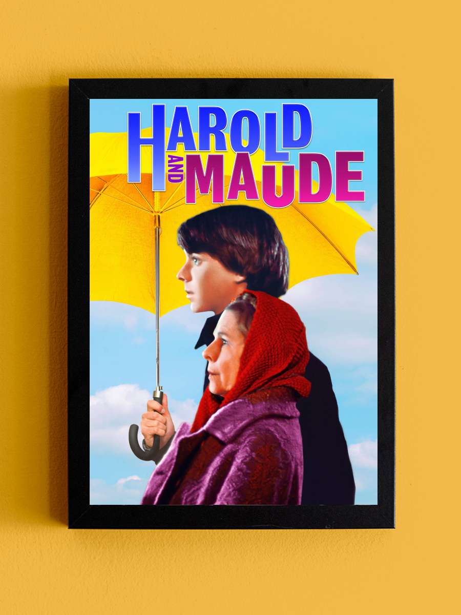 Harold ve Maude - Harold and Maude Film Tablo Siyah Çerçeveli Film Poster Afiş Tablo