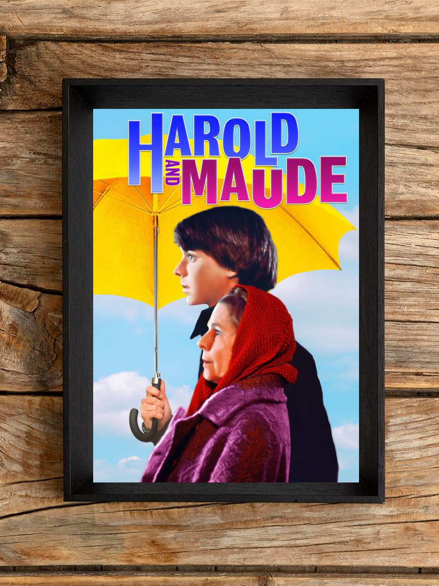 Harold ve Maude - Harold and Maude Film Tablo Siyah Çerçeveli Film Poster Afiş Tablo