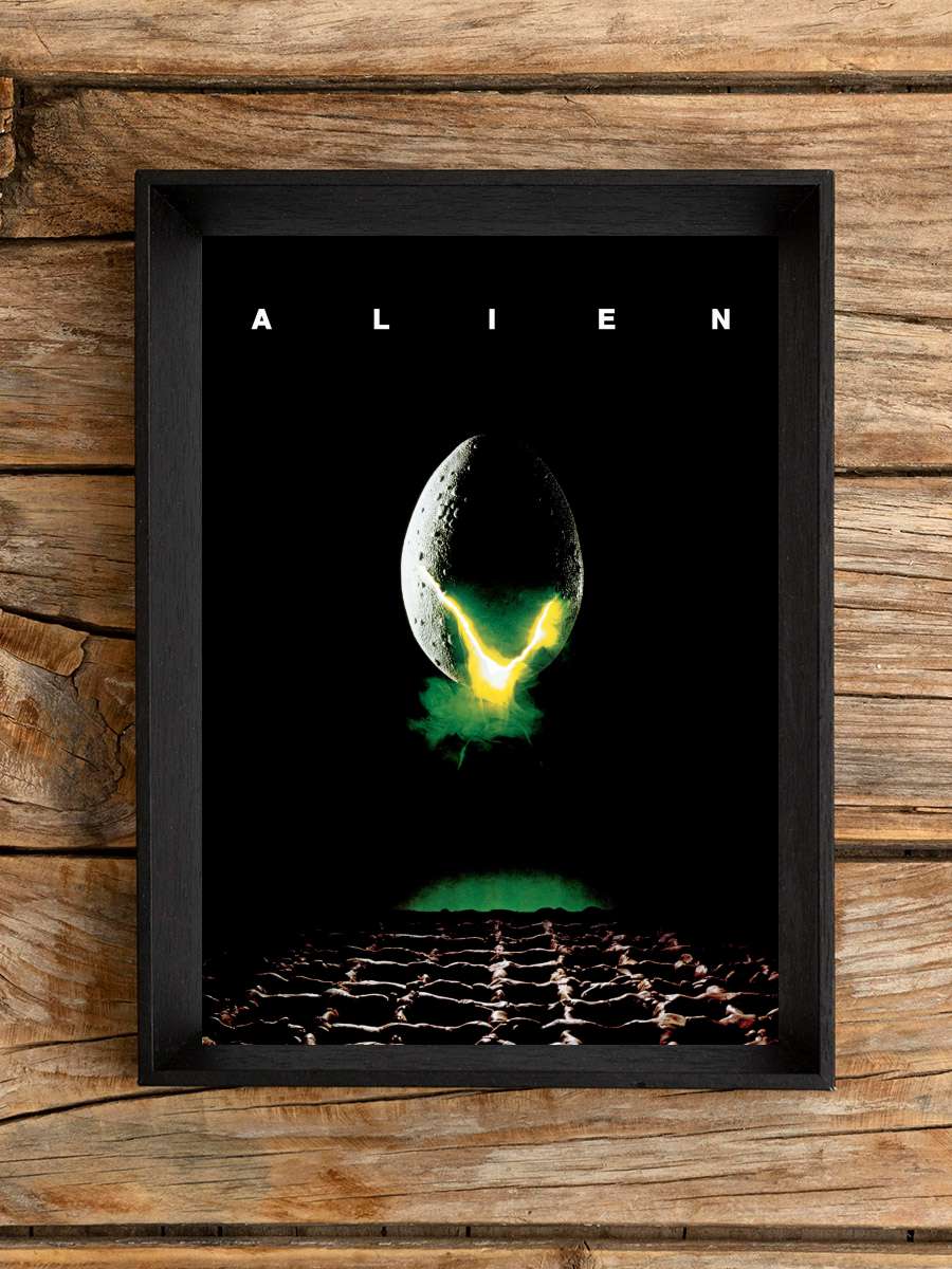 Yaratık - Alien Film Tablo Siyah Çerçeveli Film Poster Afiş Tablo