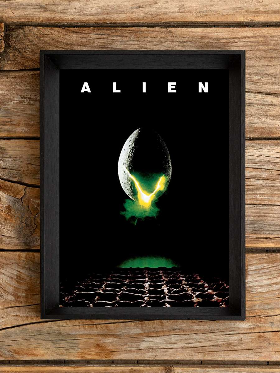 Yaratık - Alien Film Tablo Siyah Çerçeveli Film Poster Afiş Tablo