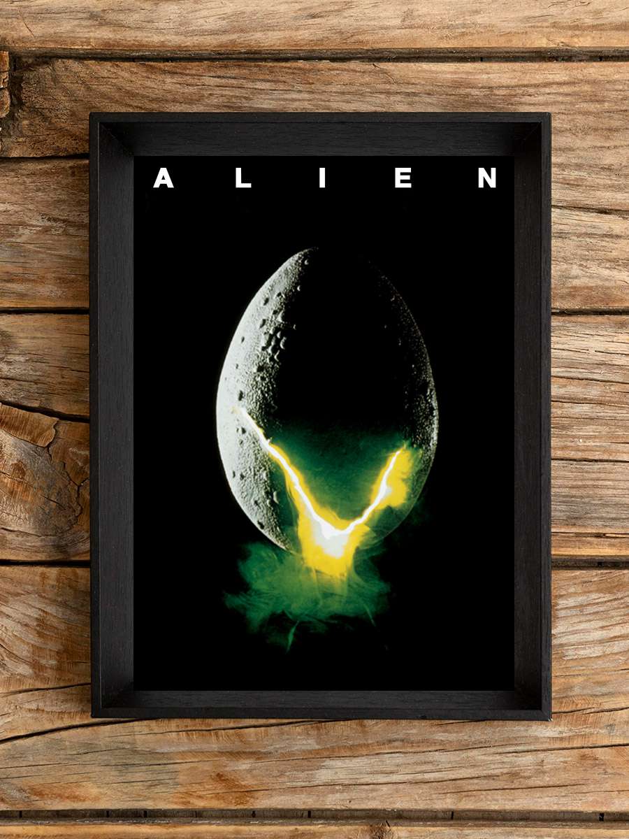 Yaratık - Alien Film Tablo Siyah Çerçeveli Film Poster Afiş Tablo