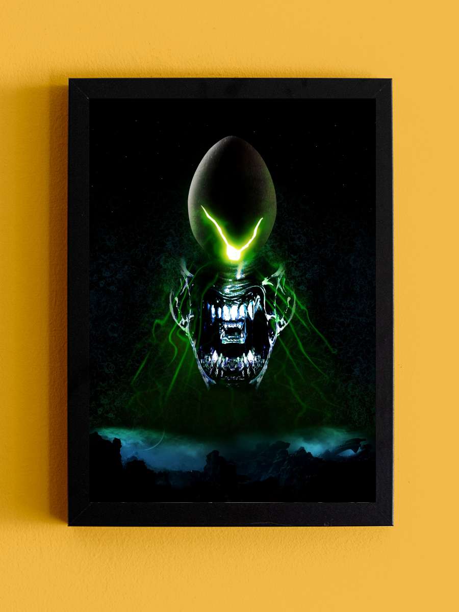 Yaratık - Alien Film Tablo Siyah Çerçeveli Film Poster Afiş Tablo