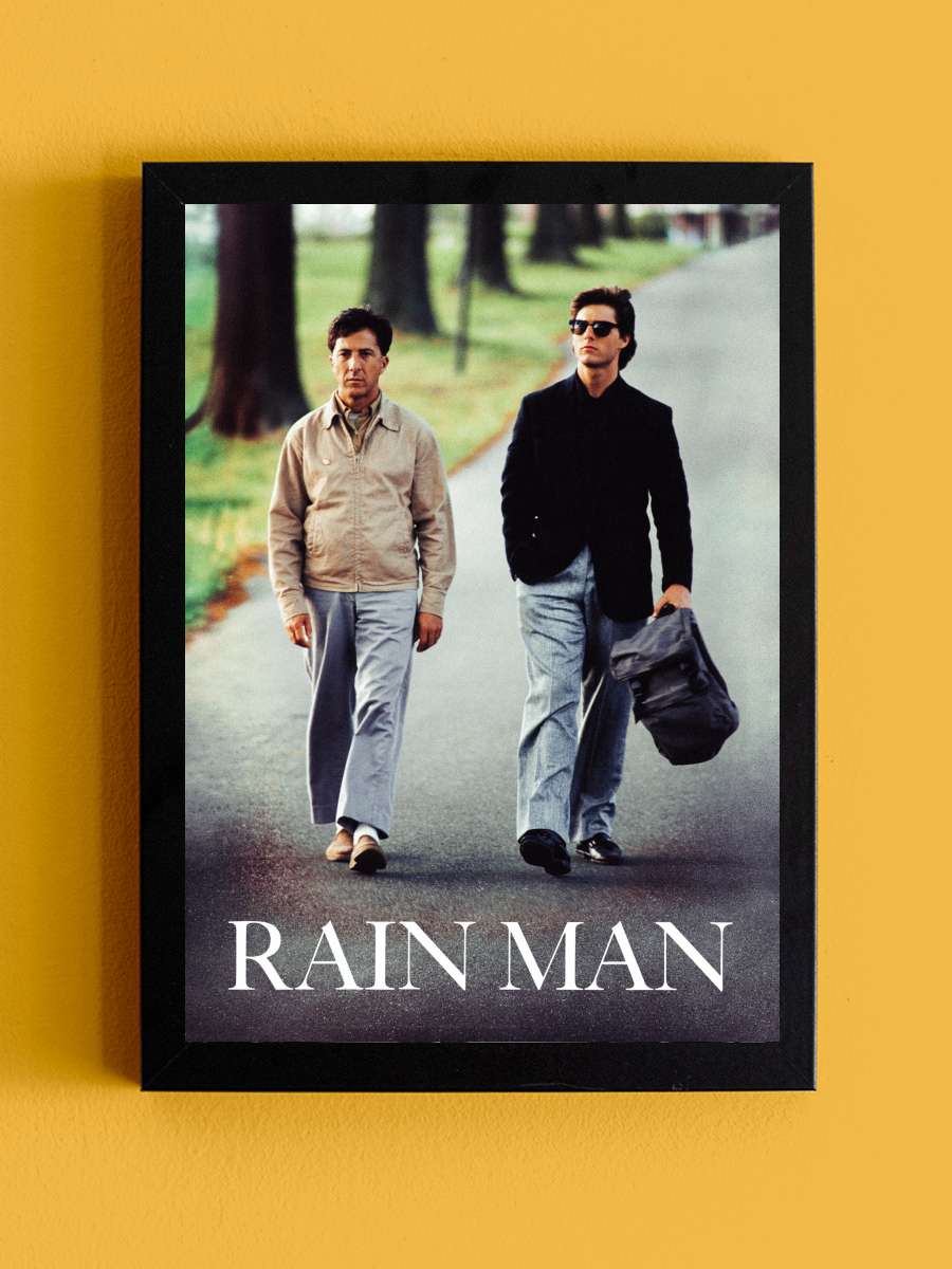 Yağmur Adam - Rain Man Film Tablo Siyah Çerçeveli Film Poster Afiş Tablo