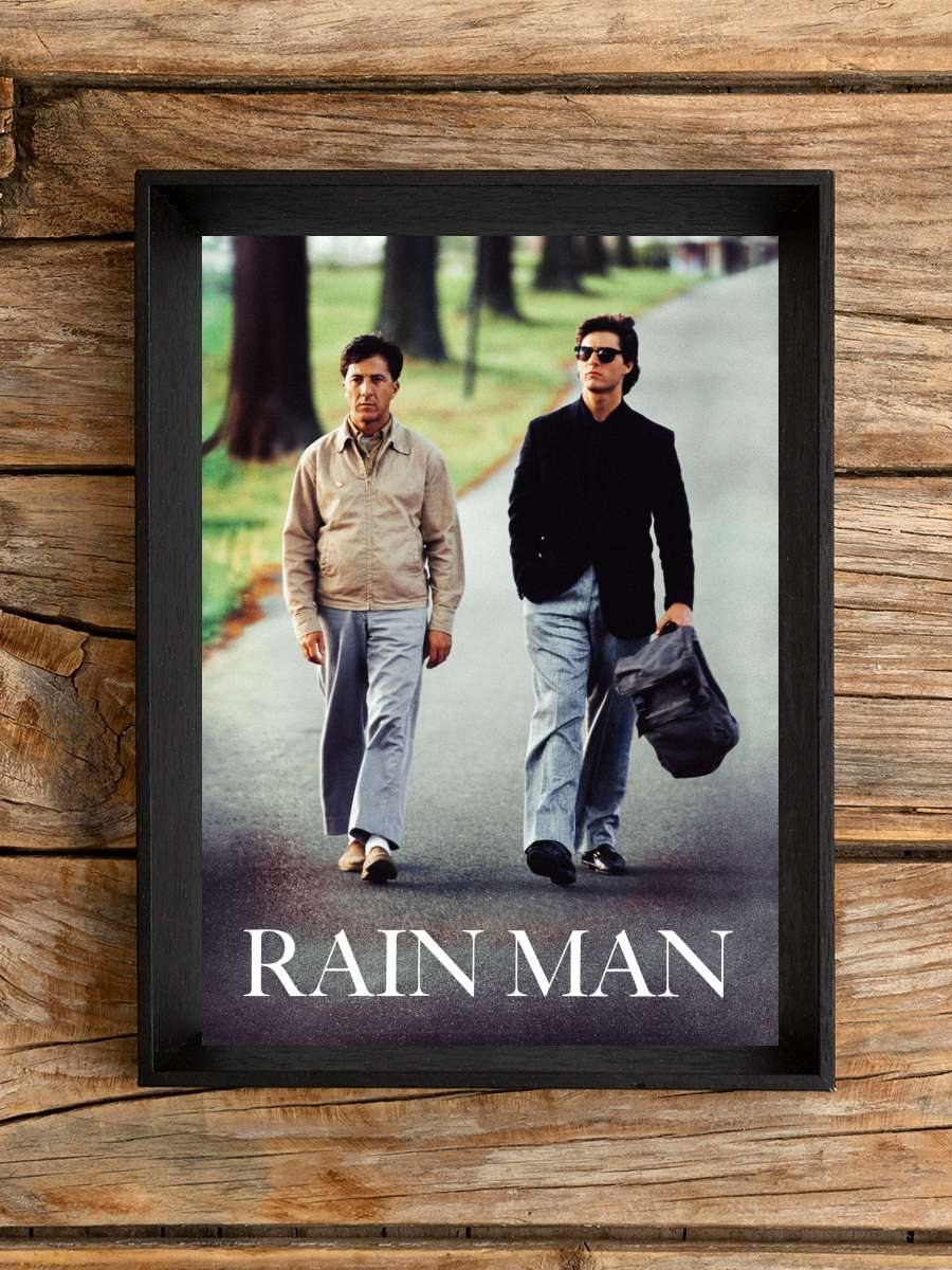 Yağmur Adam - Rain Man Film Tablo Siyah Çerçeveli Film Poster Afiş Tablo