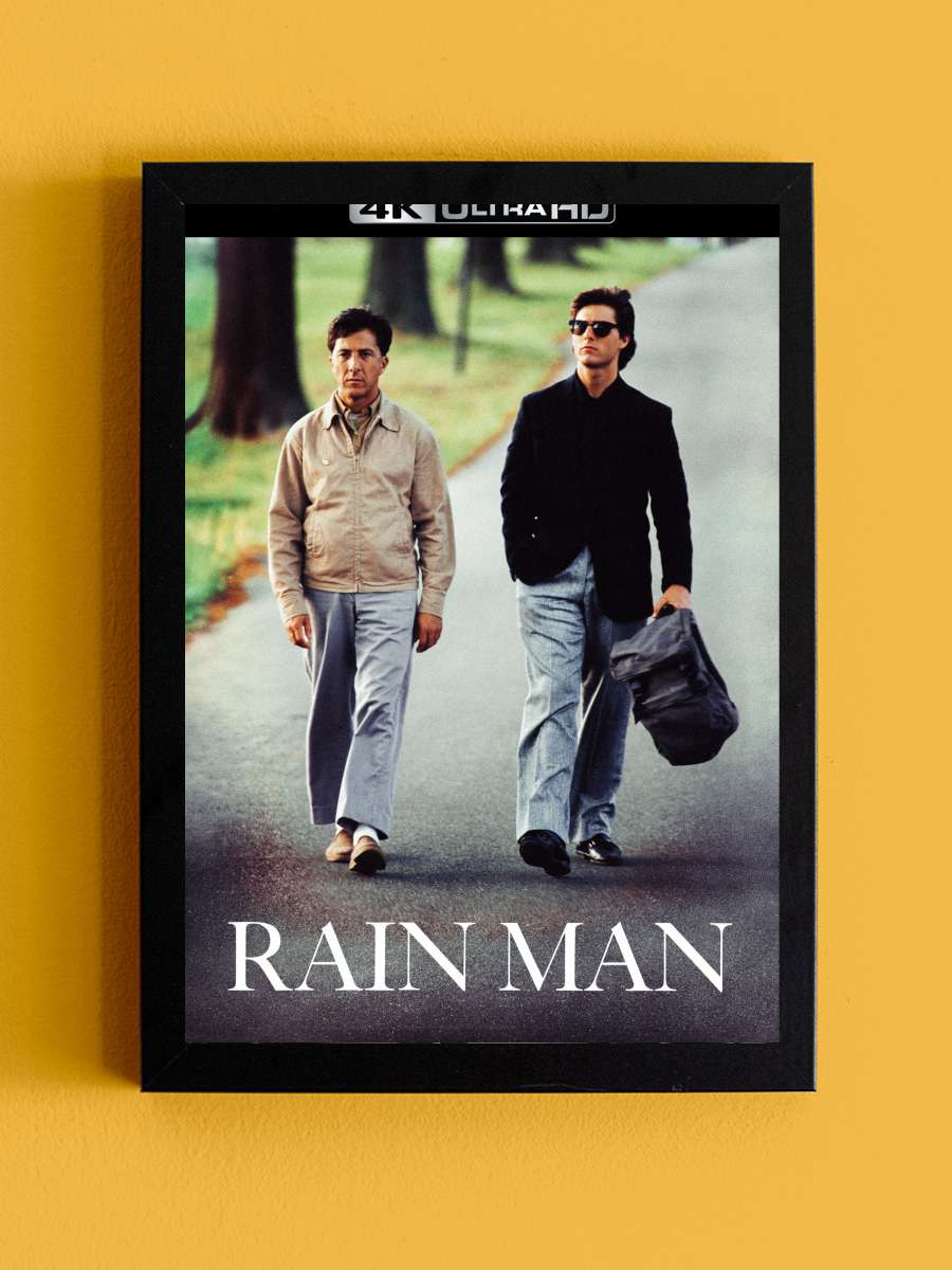 Yağmur Adam - Rain Man Film Tablo Siyah Çerçeveli Film Poster Afiş Tablo