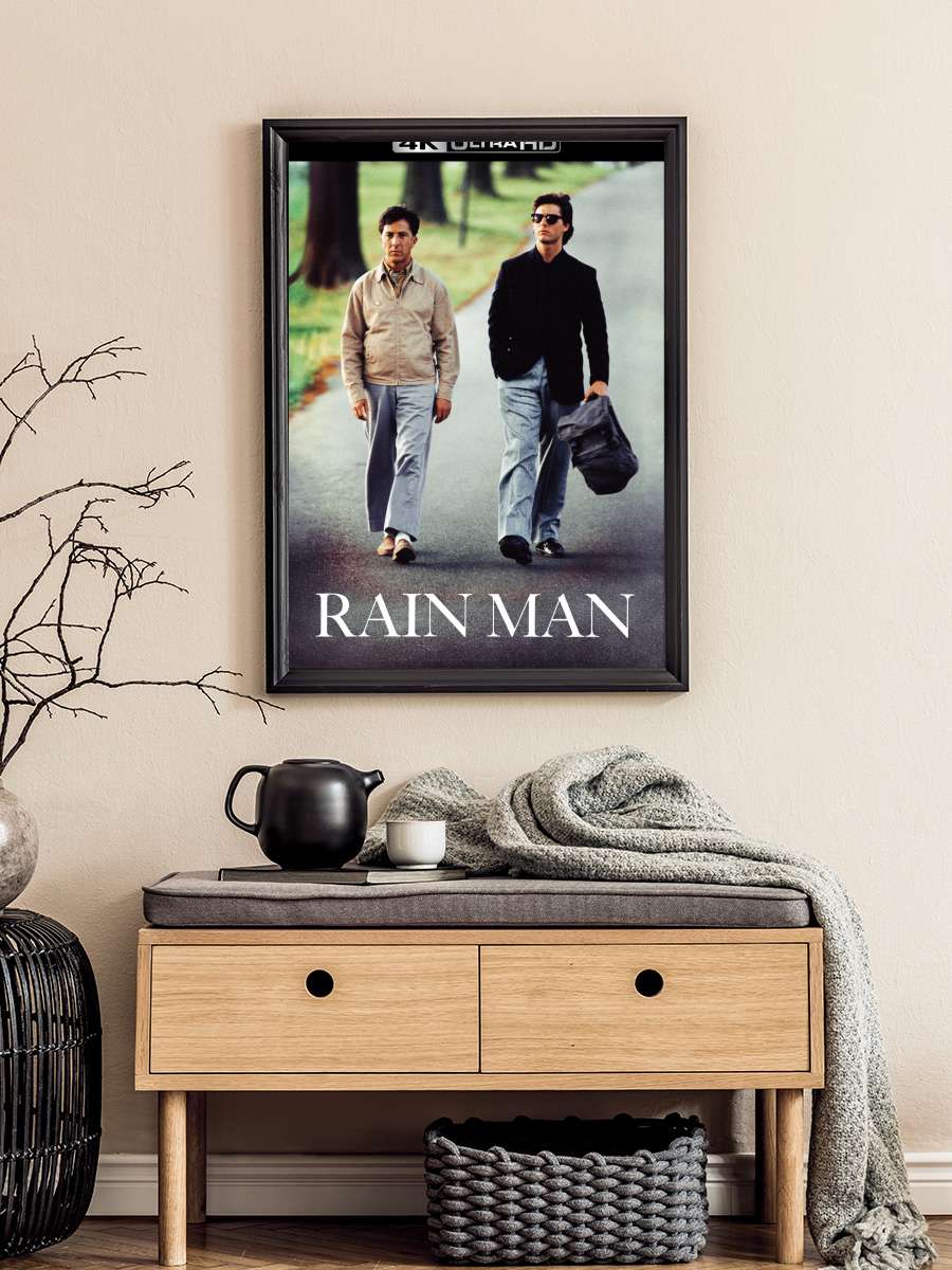 Yağmur Adam - Rain Man Film Tablo Siyah Çerçeveli Film Poster Afiş Tablo