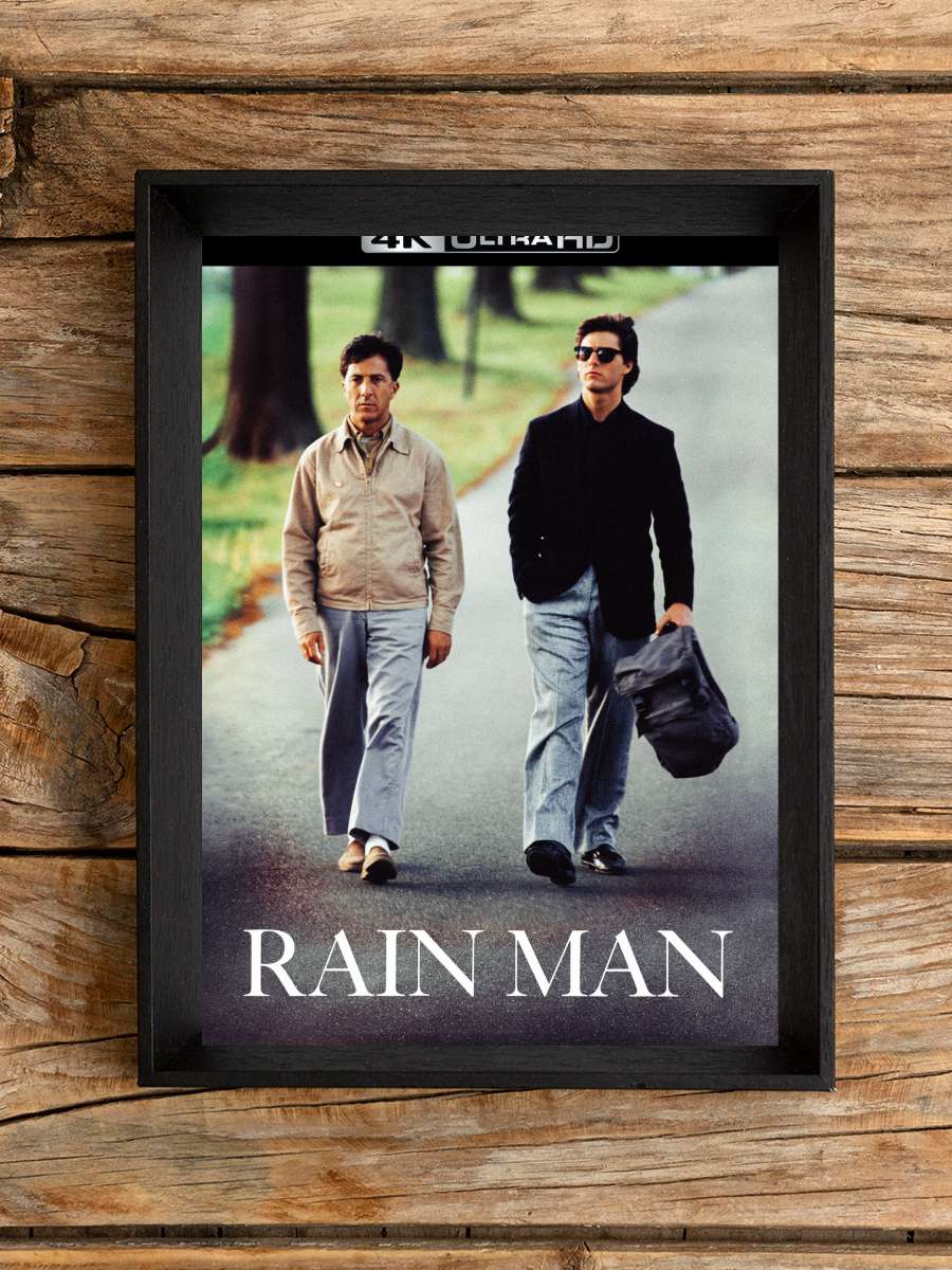 Yağmur Adam - Rain Man Film Tablo Siyah Çerçeveli Film Poster Afiş Tablo