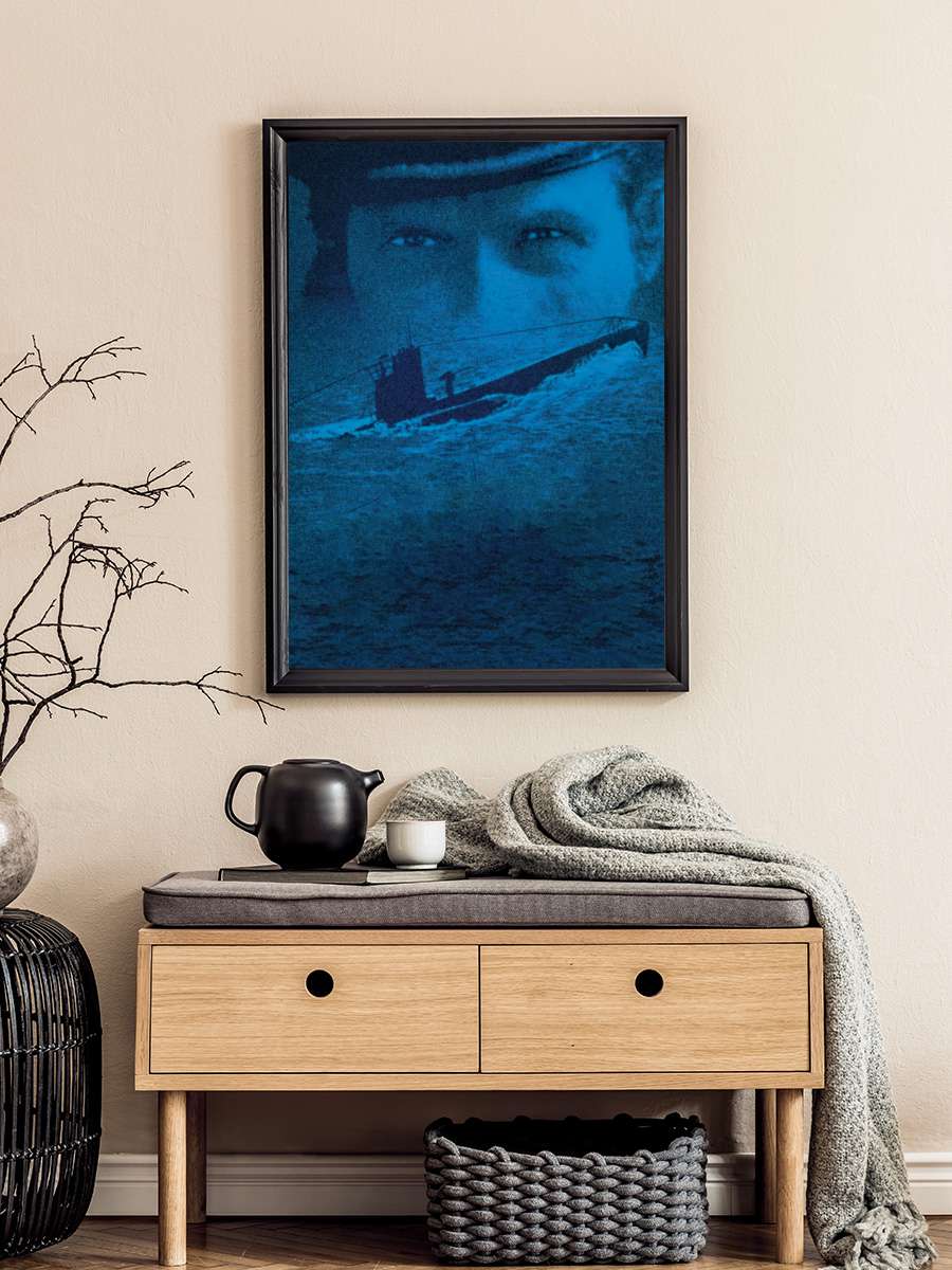 Mukaddes Vazife - Das Boot Film Tablo Siyah Çerçeveli Film Poster Afiş Tablo