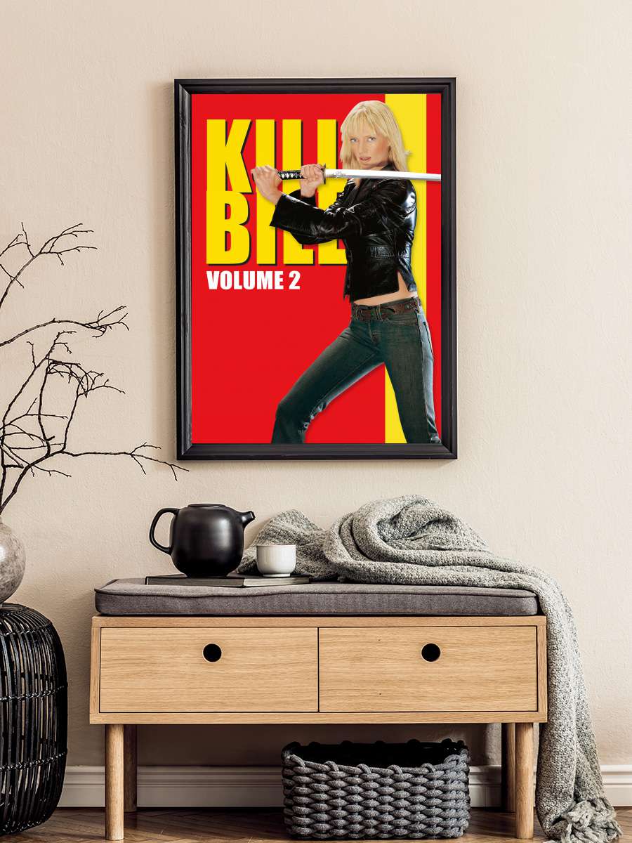 Kill Bill: Vol. 2 Film Tablo Siyah Çerçeveli Film Poster Afiş Tablo