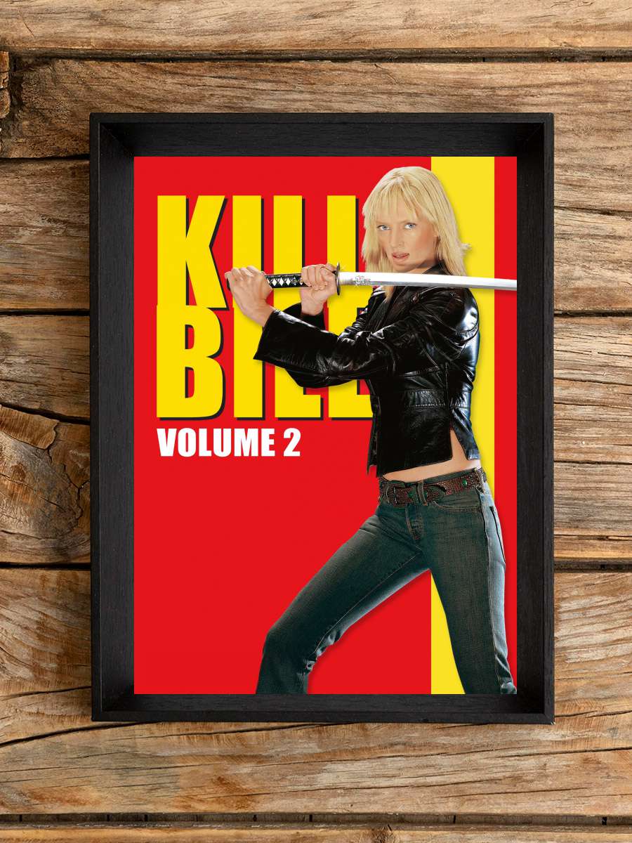 Kill Bill: Vol. 2 Film Tablo Siyah Çerçeveli Film Poster Afiş Tablo