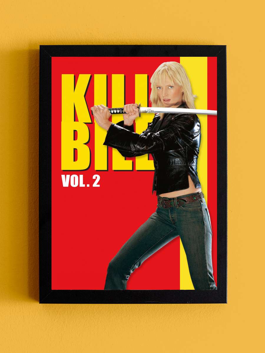 Kill Bill: Vol. 2 Film Tablo Siyah Çerçeveli Film Poster Afiş Tablo