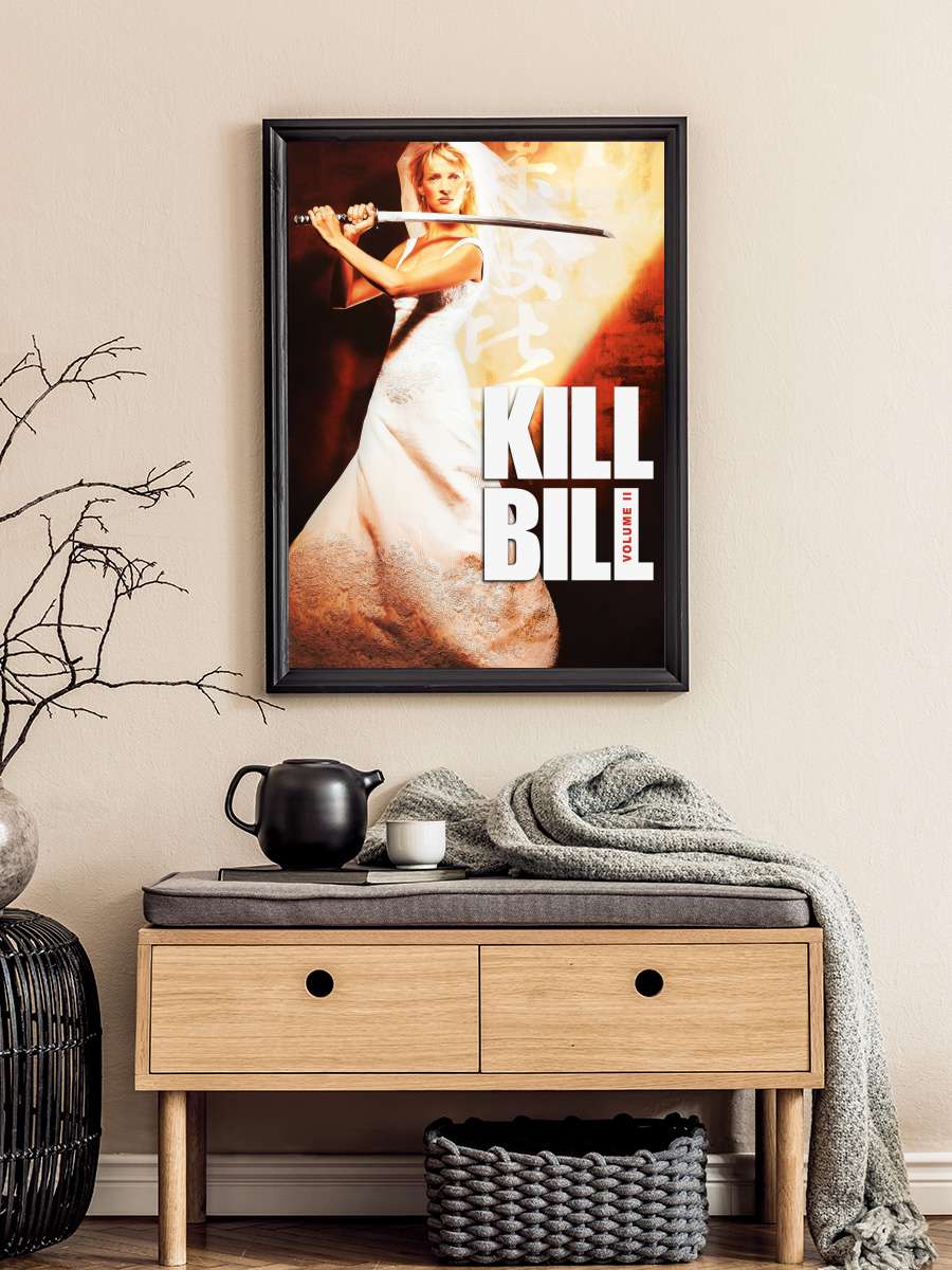 Kill Bill: Vol. 2 Film Tablo Siyah Çerçeveli Film Poster Afiş Tablo