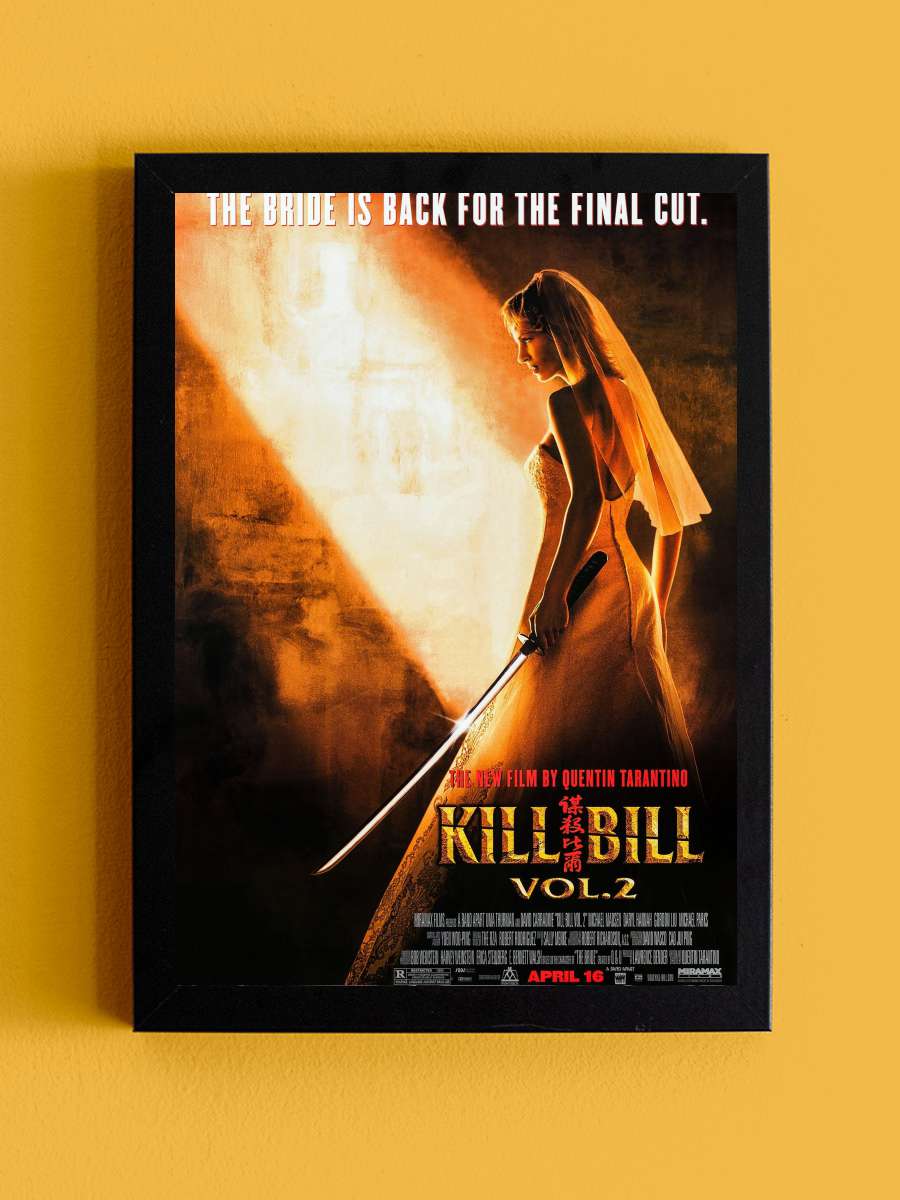 Kill Bill: Vol. 2 Film Tablo Siyah Çerçeveli Film Poster Afiş Tablo