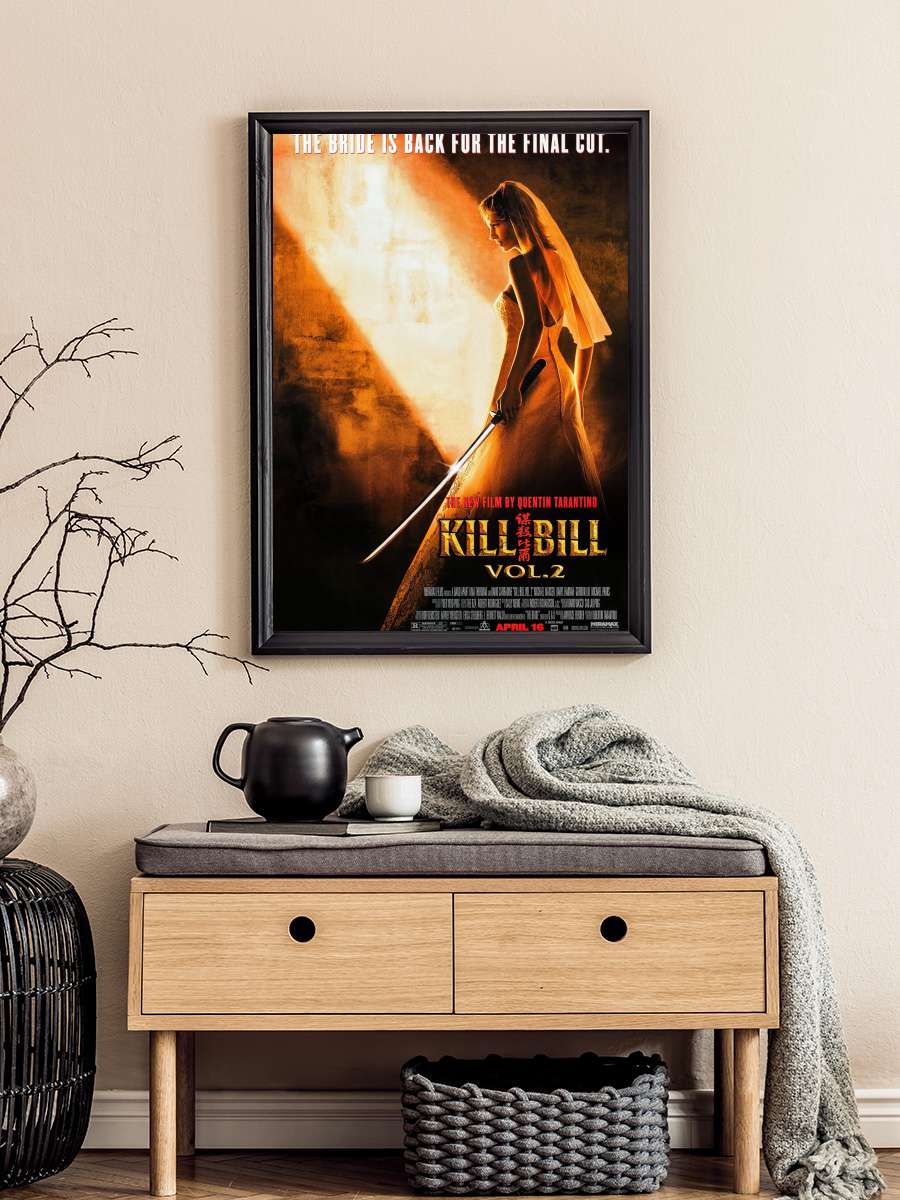 Kill Bill: Vol. 2 Film Tablo Siyah Çerçeveli Film Poster Afiş Tablo