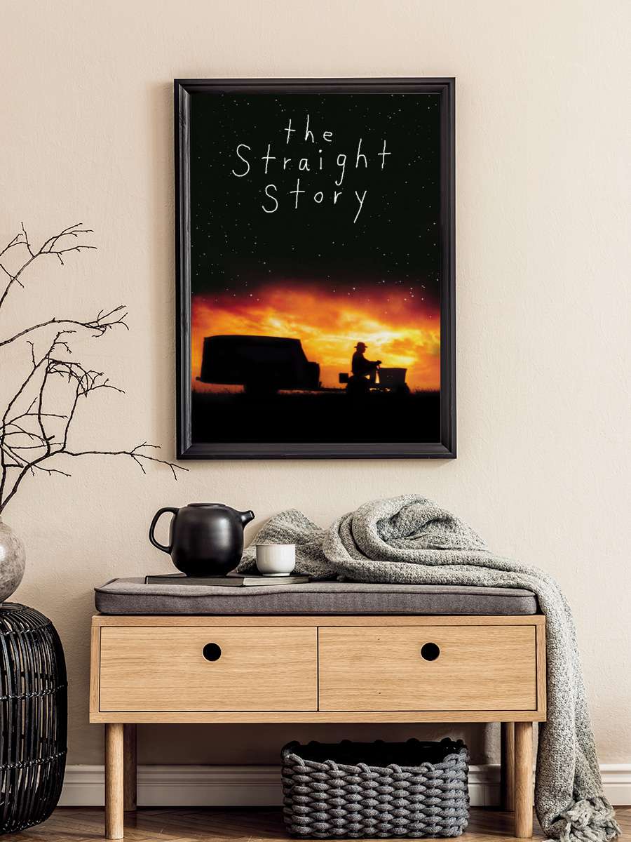 Basit Bir Hikaye - The Straight Story Film Tablo Siyah Çerçeveli Film Poster Afiş Tablo