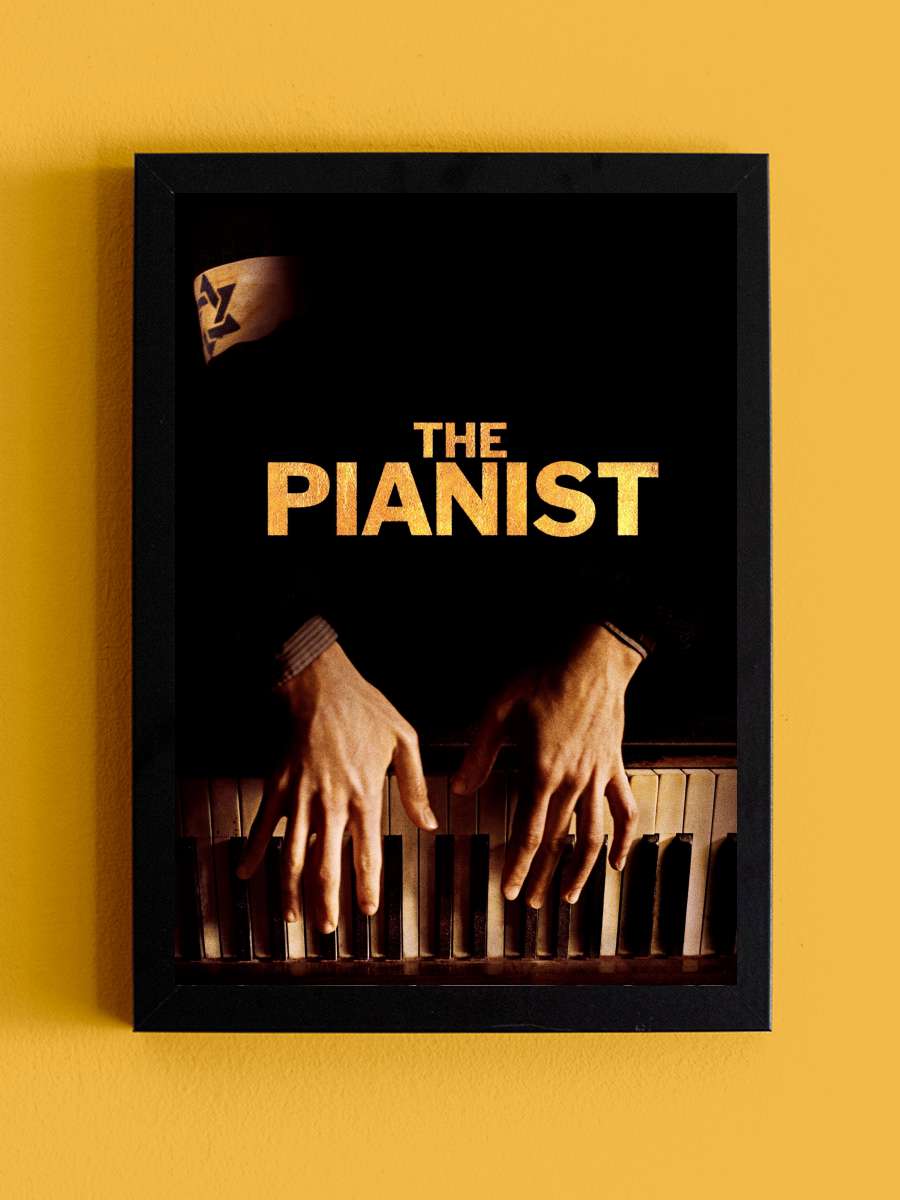 Piyanist - The Pianist Film Tablo Siyah Çerçeveli Film Poster Afiş Tablo