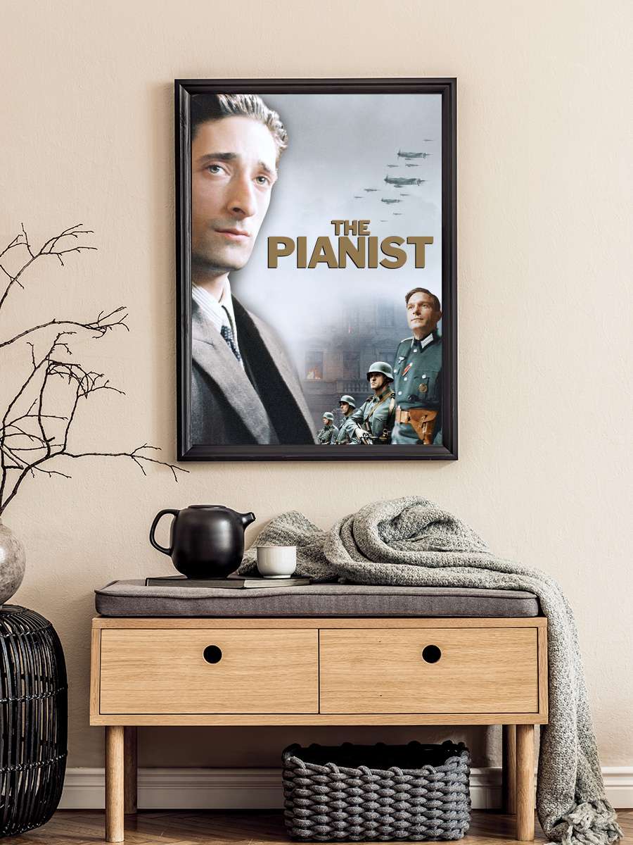 Piyanist - The Pianist Film Tablo Siyah Çerçeveli Film Poster Afiş Tablo