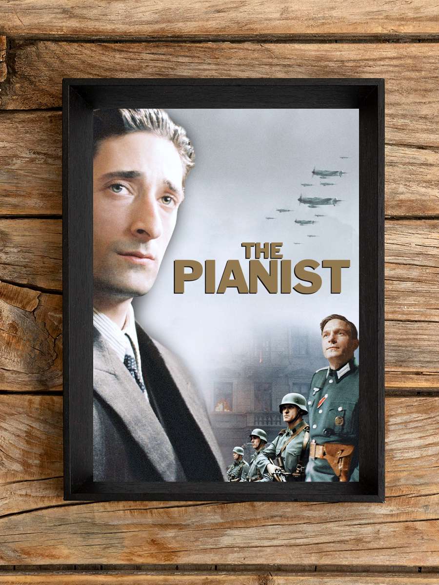 Piyanist - The Pianist Film Tablo Siyah Çerçeveli Film Poster Afiş Tablo