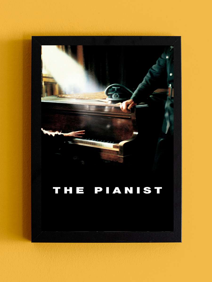 Piyanist - The Pianist Film Tablo Siyah Çerçeveli Film Poster Afiş Tablo