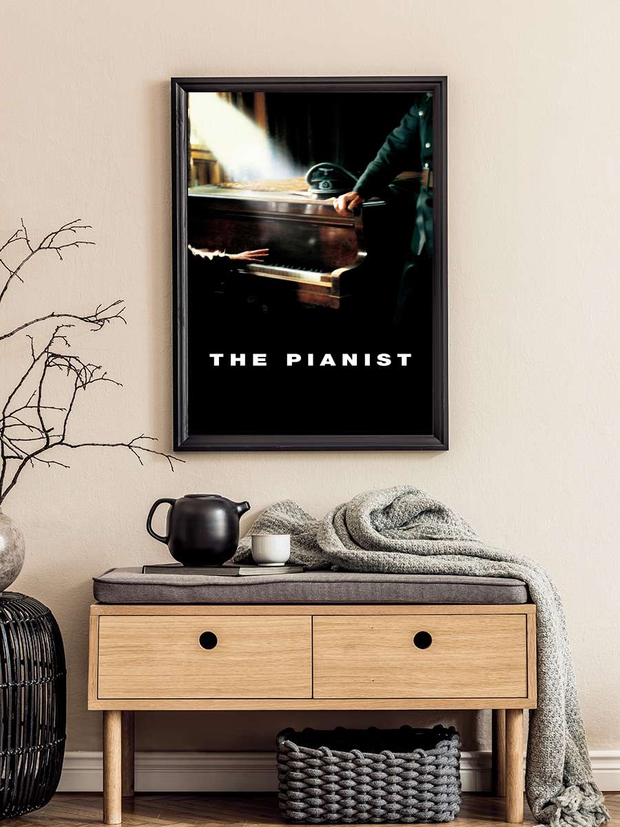 Piyanist - The Pianist Film Tablo Siyah Çerçeveli Film Poster Afiş Tablo