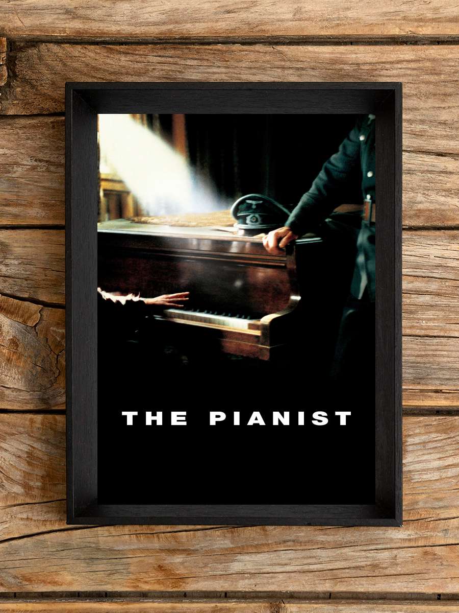 Piyanist - The Pianist Film Tablo Siyah Çerçeveli Film Poster Afiş Tablo