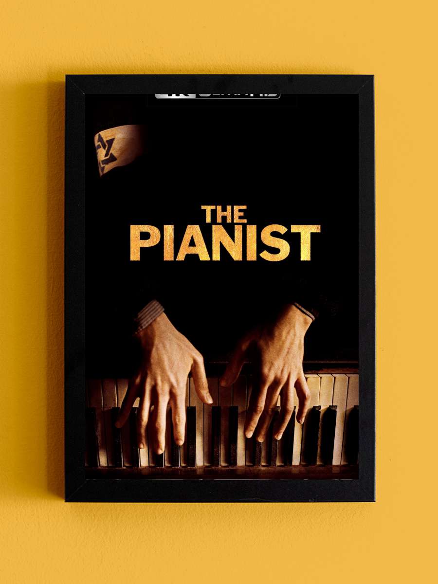 Piyanist - The Pianist Film Tablo Siyah Çerçeveli Film Poster Afiş Tablo