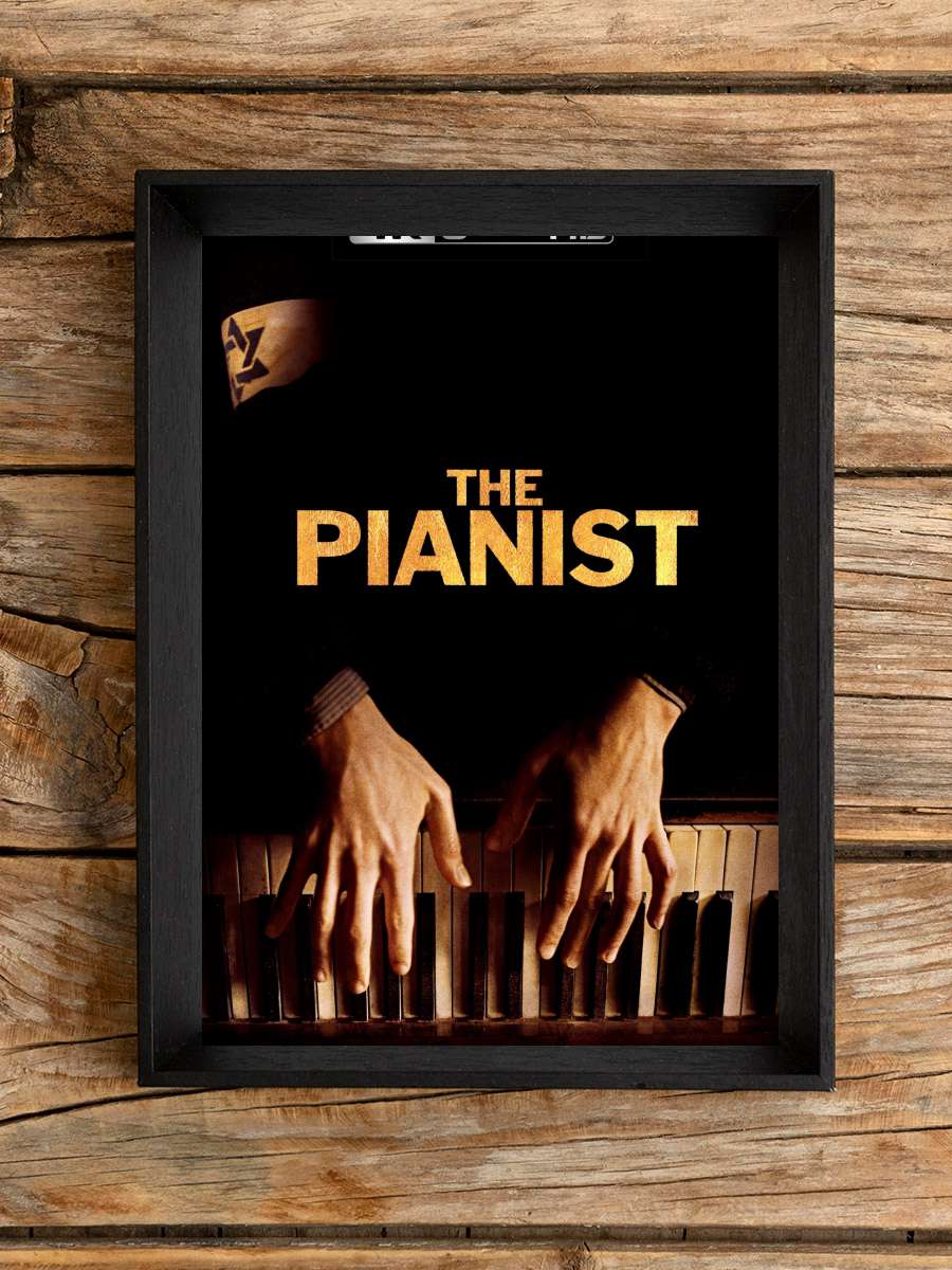 Piyanist - The Pianist Film Tablo Siyah Çerçeveli Film Poster Afiş Tablo