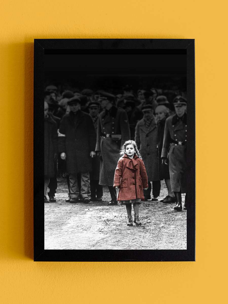 Schindler'in Listesi - Schindler's List Film Tablo Siyah Çerçeveli Film Poster Afiş Tablo