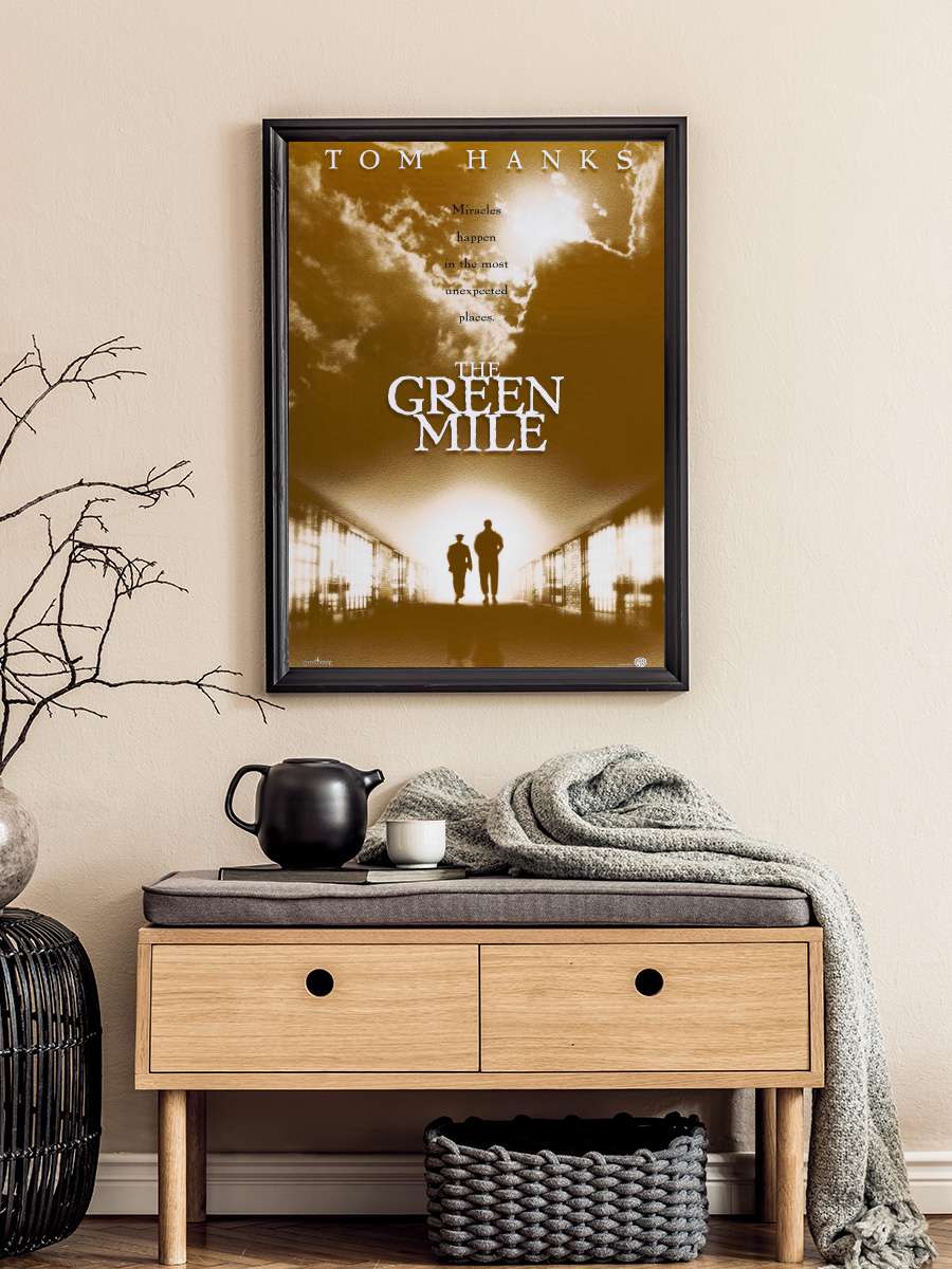 Yeşil Yol - The Green Mile Film Tablo Siyah Çerçeveli Film Poster Afiş Tablo