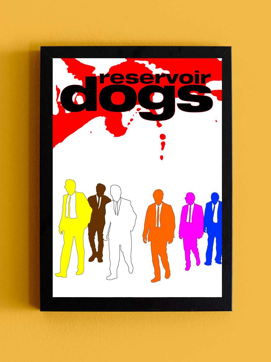 Rezervuar Köpekleri - Reservoir Dogs Film Tablo Siyah Çerçeveli Film Poster Afiş Tablo