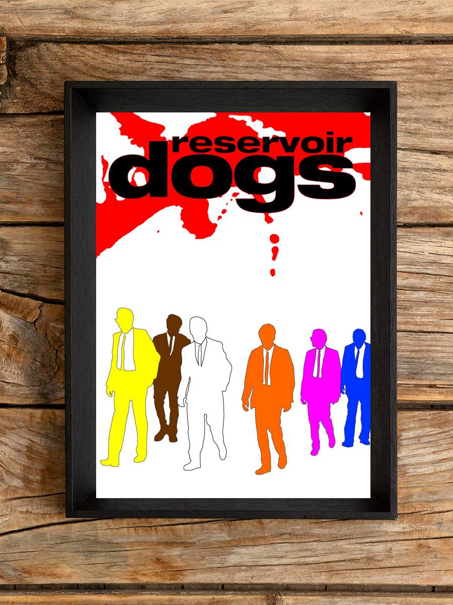 Rezervuar Köpekleri - Reservoir Dogs Film Tablo Siyah Çerçeveli Film Poster Afiş Tablo