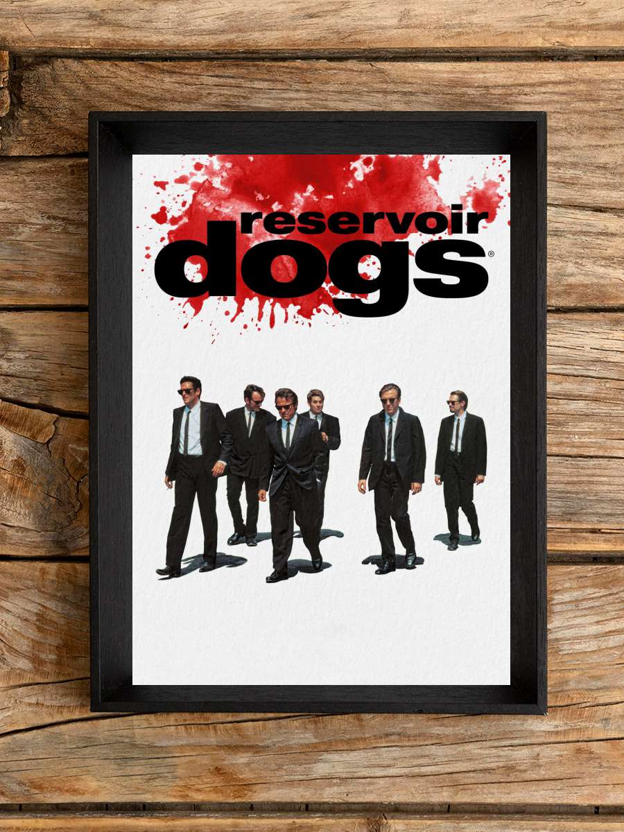 Rezervuar Köpekleri - Reservoir Dogs Film Tablo Siyah Çerçeveli Film Poster Afiş Tablo