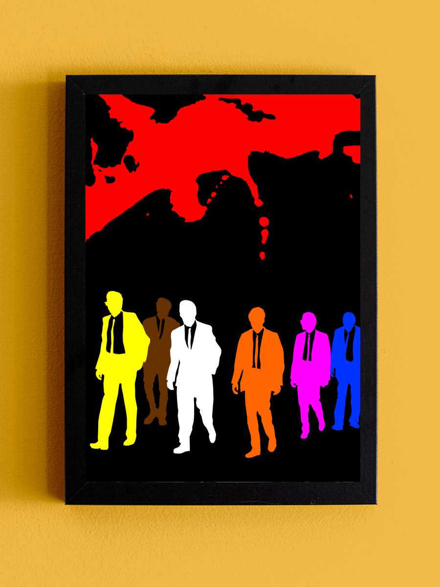 Rezervuar Köpekleri - Reservoir Dogs Film Tablo Siyah Çerçeveli Film Poster Afiş Tablo