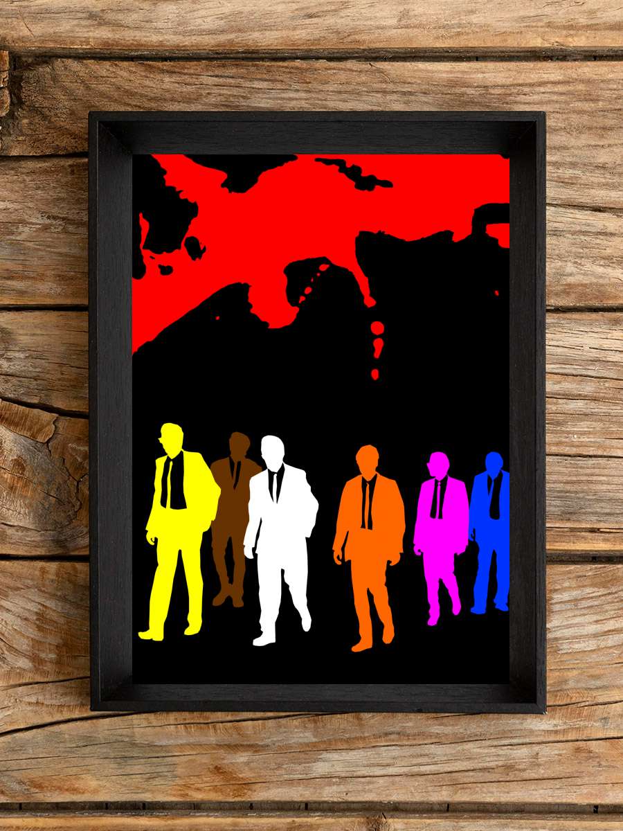 Rezervuar Köpekleri - Reservoir Dogs Film Tablo Siyah Çerçeveli Film Poster Afiş Tablo