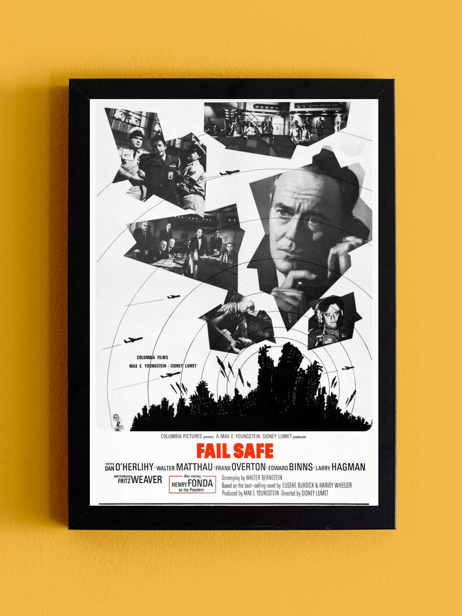 Mutlak Savaş - Fail Safe Film Tablo Siyah Çerçeveli Film Poster Afiş Tablo