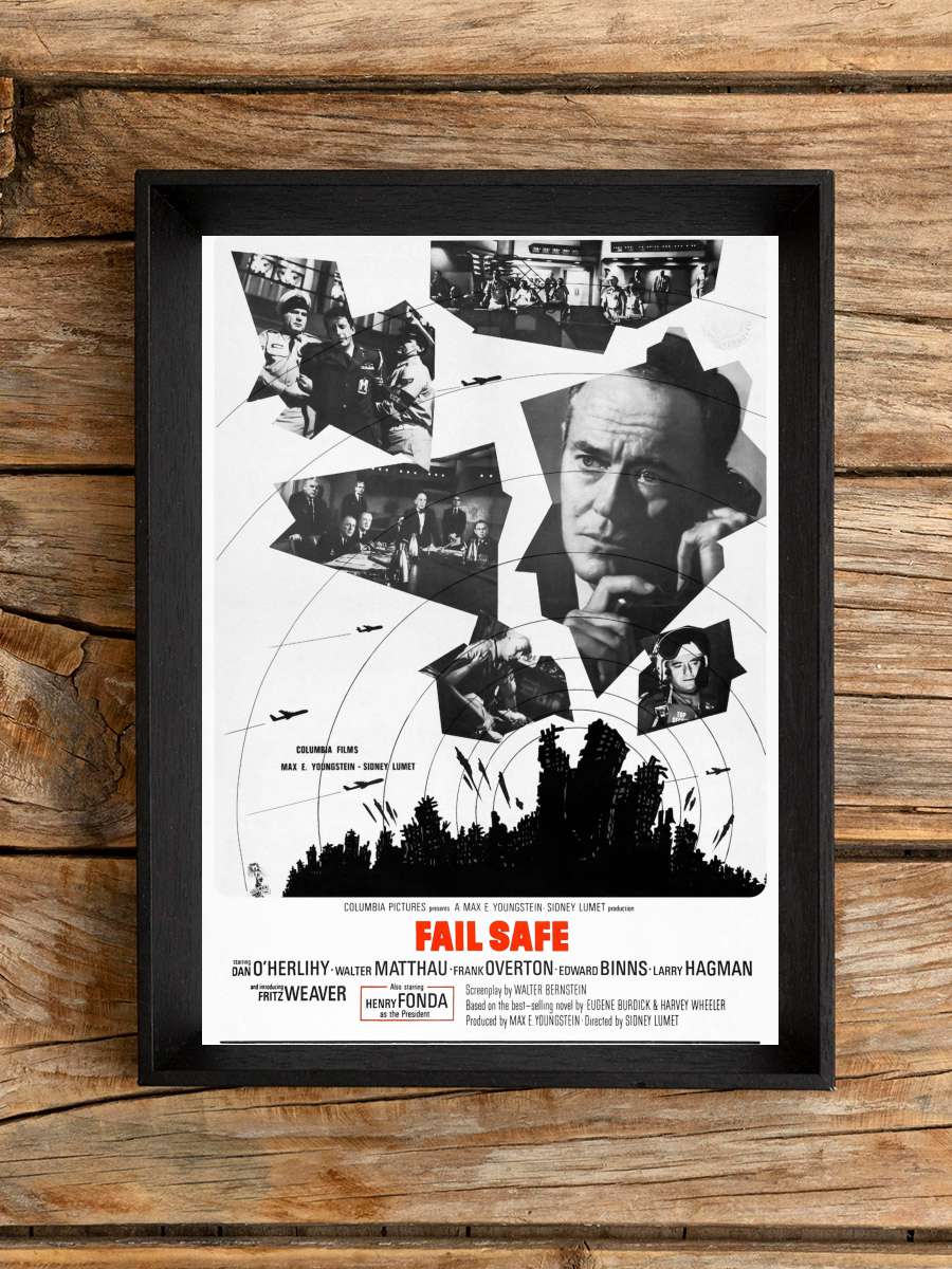 Mutlak Savaş - Fail Safe Film Tablo Siyah Çerçeveli Film Poster Afiş Tablo