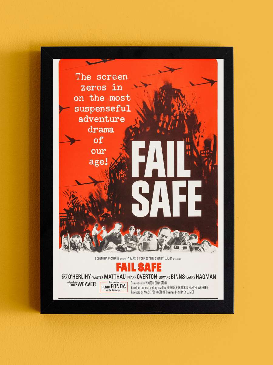 Mutlak Savaş - Fail Safe Film Tablo Siyah Çerçeveli Film Poster Afiş Tablo