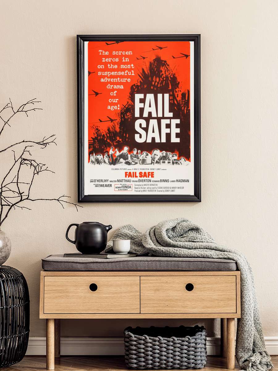 Mutlak Savaş - Fail Safe Film Tablo Siyah Çerçeveli Film Poster Afiş Tablo