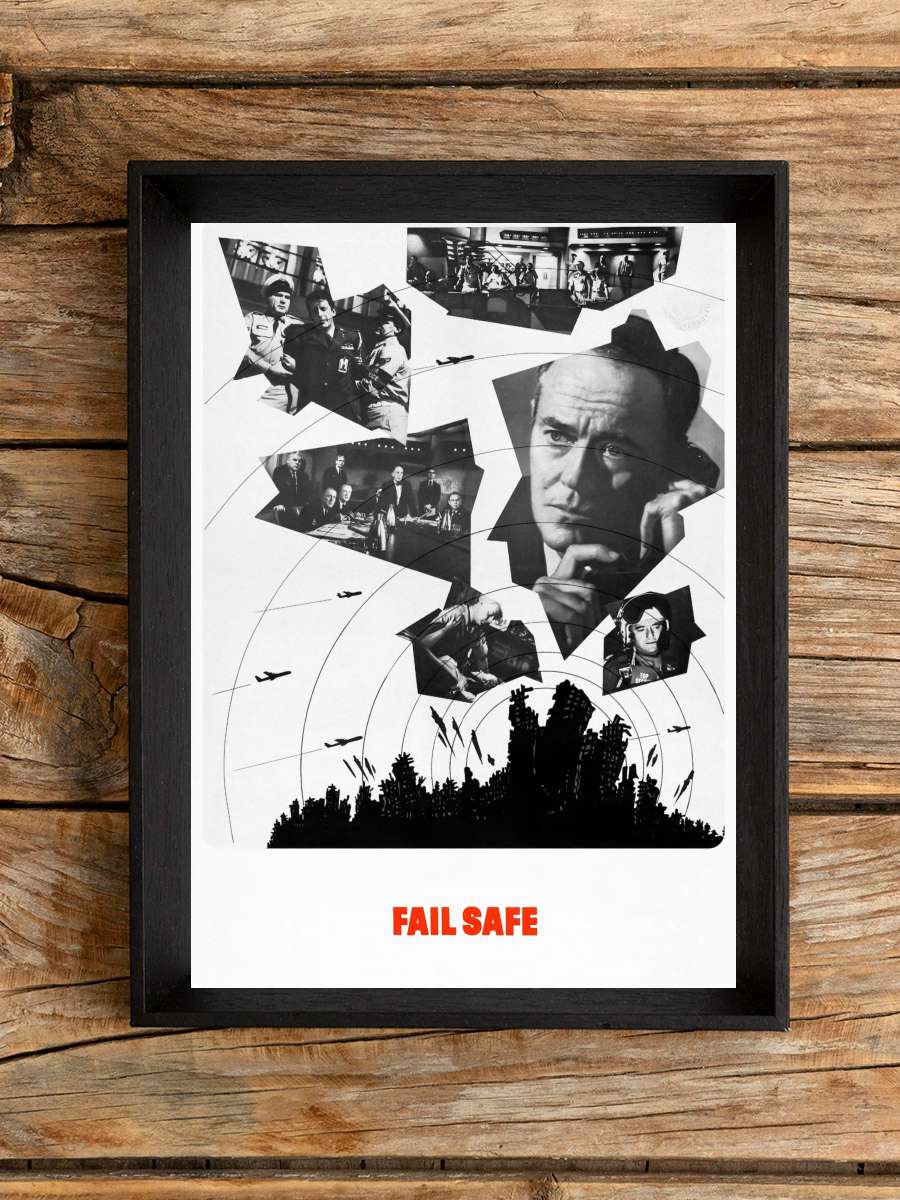 Mutlak Savaş - Fail Safe Film Tablo Siyah Çerçeveli Film Poster Afiş Tablo