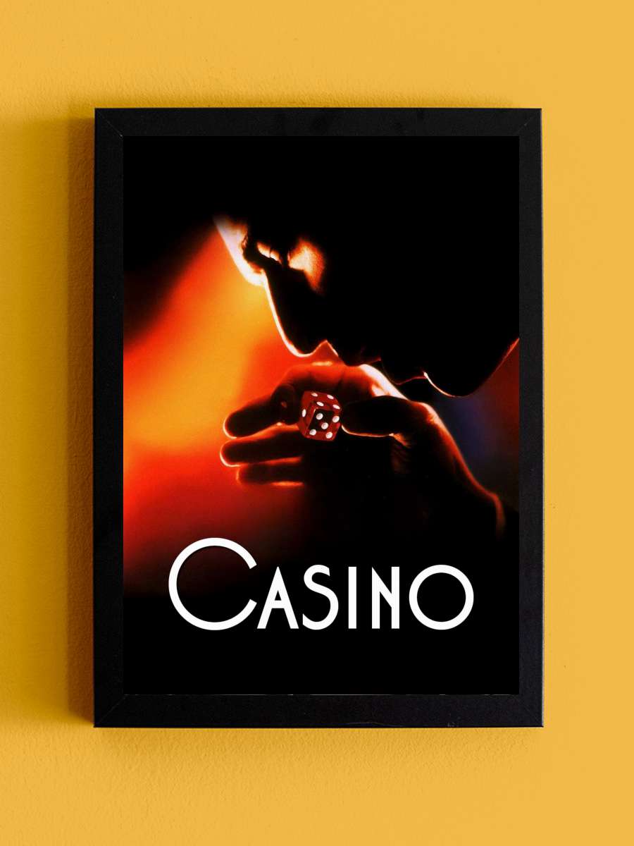 Casino Film Tablo Siyah Çerçeveli Film Poster Afiş Tablo