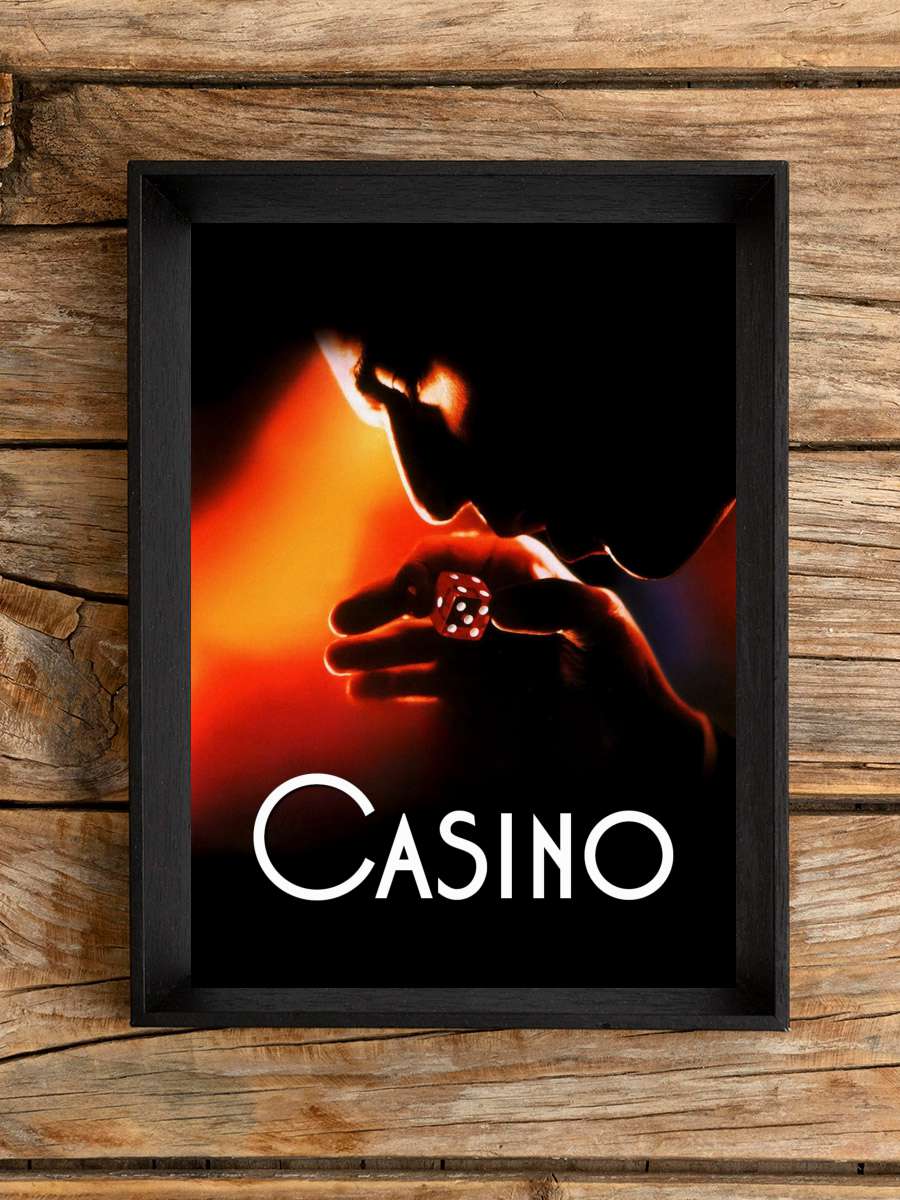 Casino Film Tablo Siyah Çerçeveli Film Poster Afiş Tablo